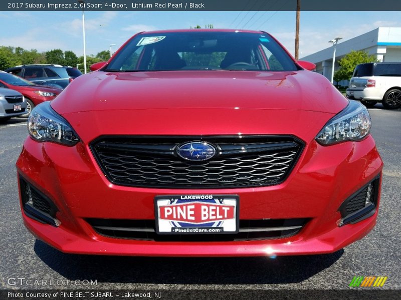 Lithium Red Pearl / Black 2017 Subaru Impreza 2.0i Sport 4-Door