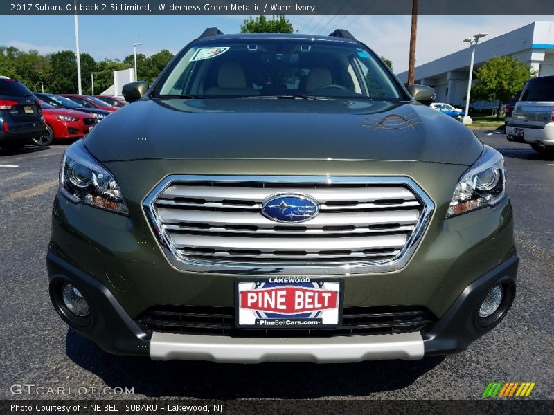 Wilderness Green Metallic / Warm Ivory 2017 Subaru Outback 2.5i Limited