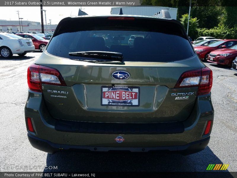 Wilderness Green Metallic / Warm Ivory 2017 Subaru Outback 2.5i Limited