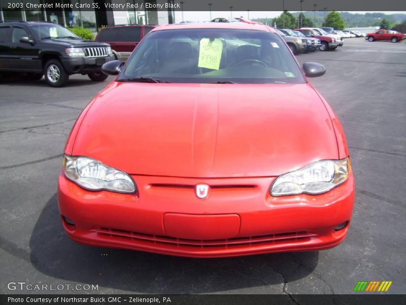 Victory Red / Ebony Black 2003 Chevrolet Monte Carlo SS