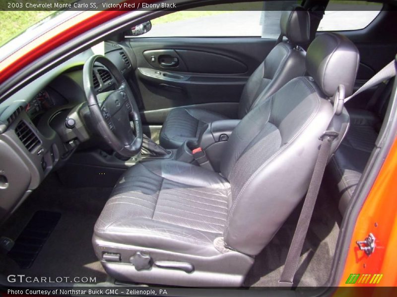 Victory Red / Ebony Black 2003 Chevrolet Monte Carlo SS