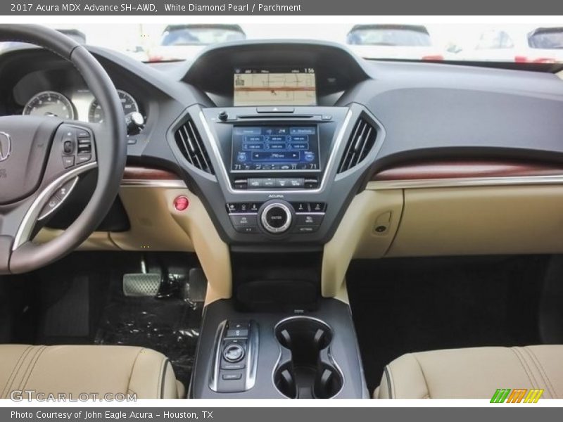 White Diamond Pearl / Parchment 2017 Acura MDX Advance SH-AWD