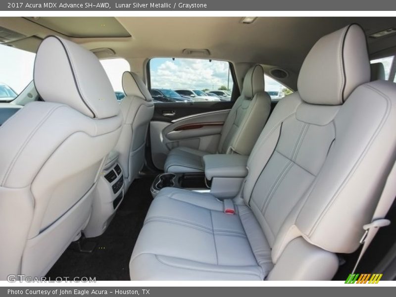 Lunar Silver Metallic / Graystone 2017 Acura MDX Advance SH-AWD