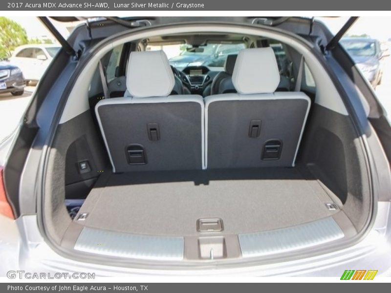 Lunar Silver Metallic / Graystone 2017 Acura MDX Advance SH-AWD