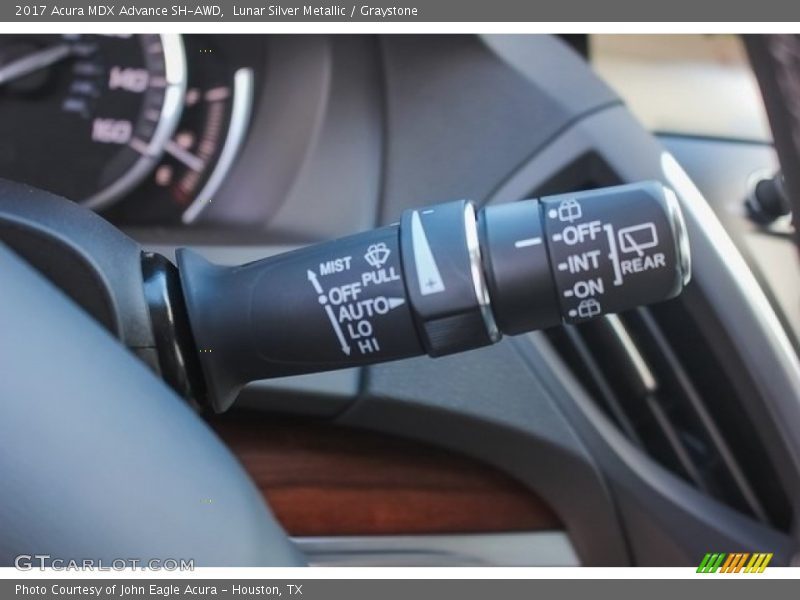 Lunar Silver Metallic / Graystone 2017 Acura MDX Advance SH-AWD