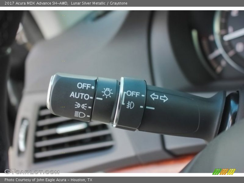 Lunar Silver Metallic / Graystone 2017 Acura MDX Advance SH-AWD