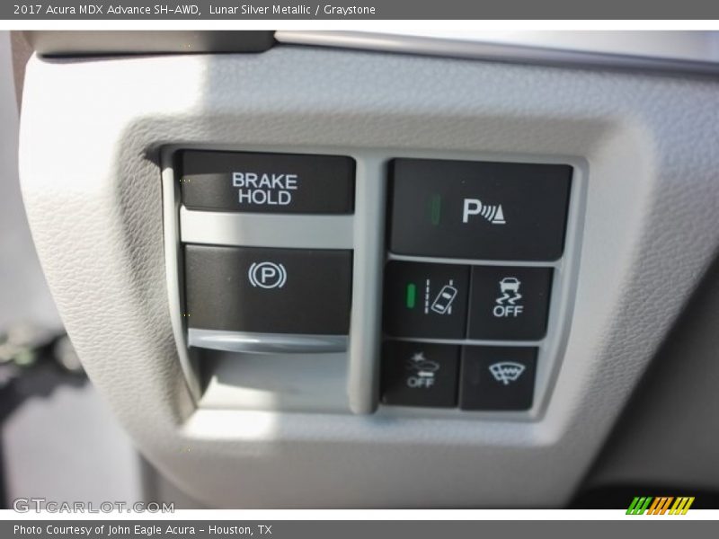 Lunar Silver Metallic / Graystone 2017 Acura MDX Advance SH-AWD