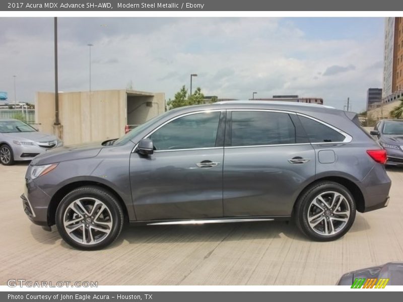 Modern Steel Metallic / Ebony 2017 Acura MDX Advance SH-AWD