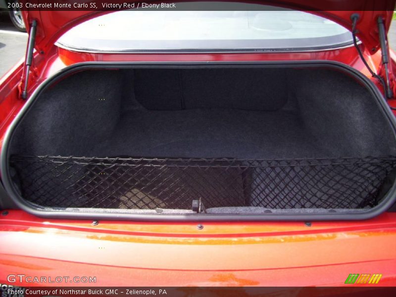 Victory Red / Ebony Black 2003 Chevrolet Monte Carlo SS