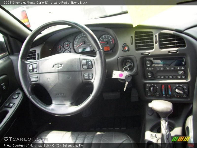 Victory Red / Ebony Black 2003 Chevrolet Monte Carlo SS