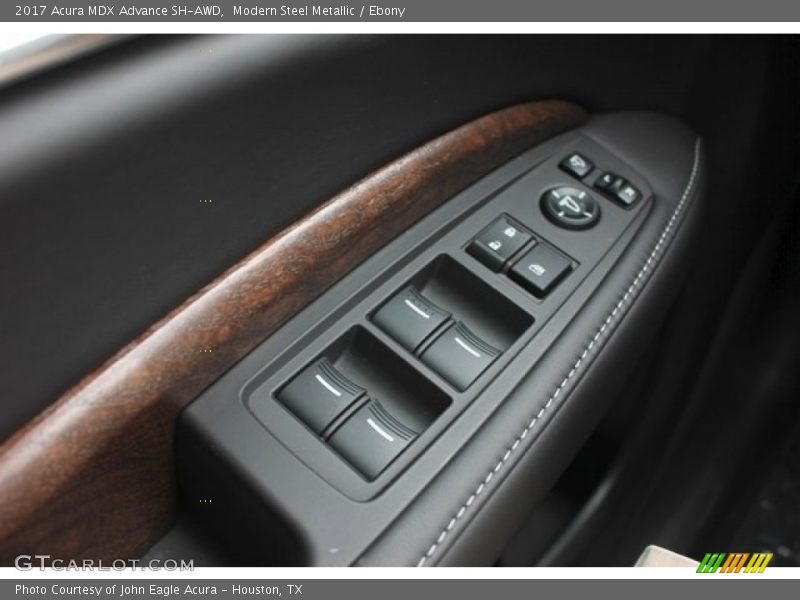 Modern Steel Metallic / Ebony 2017 Acura MDX Advance SH-AWD