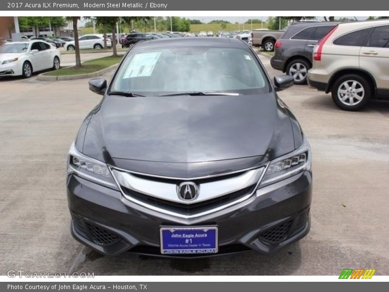 Modern Steel Metallic / Ebony 2017 Acura ILX Premium