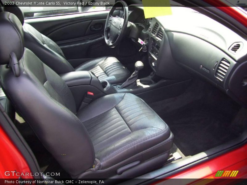 Victory Red / Ebony Black 2003 Chevrolet Monte Carlo SS