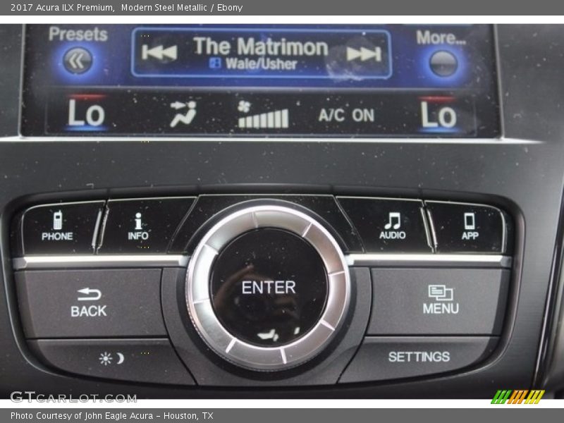 Modern Steel Metallic / Ebony 2017 Acura ILX Premium