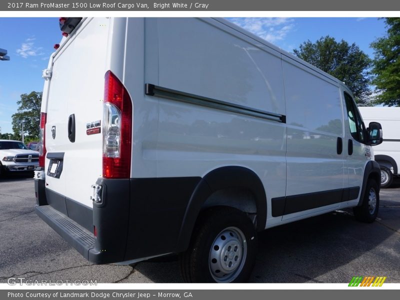 Bright White / Gray 2017 Ram ProMaster 1500 Low Roof Cargo Van