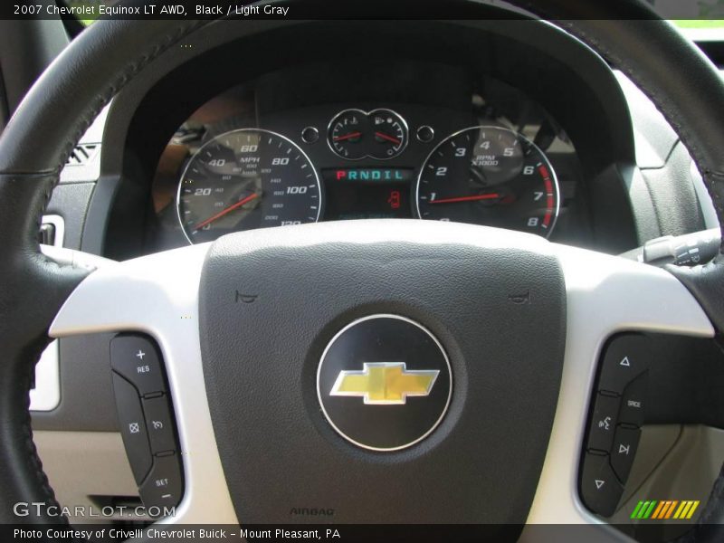 Black / Light Gray 2007 Chevrolet Equinox LT AWD