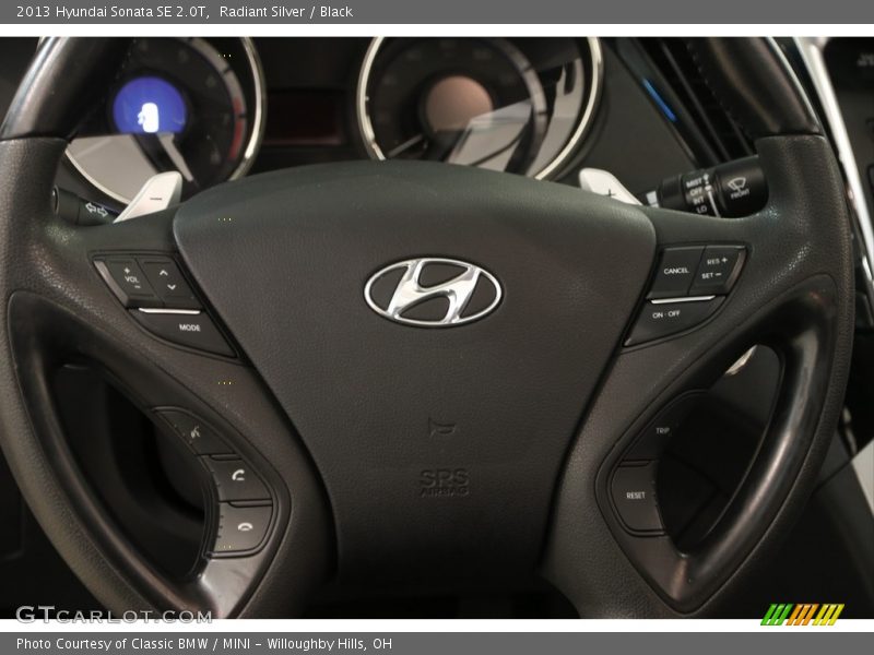 Radiant Silver / Black 2013 Hyundai Sonata SE 2.0T