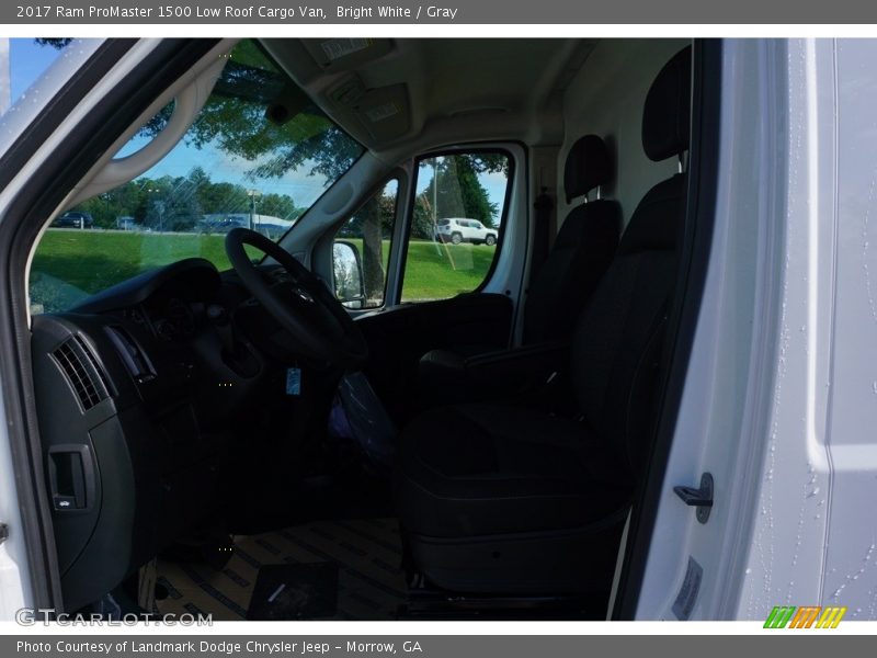 Bright White / Gray 2017 Ram ProMaster 1500 Low Roof Cargo Van