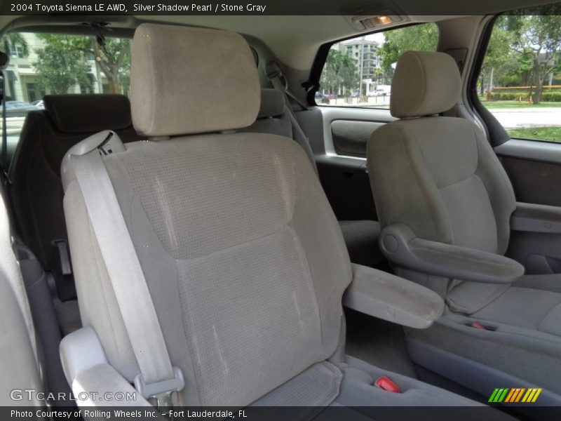 Silver Shadow Pearl / Stone Gray 2004 Toyota Sienna LE AWD