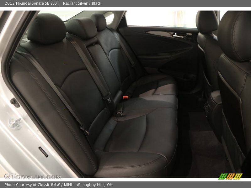 Radiant Silver / Black 2013 Hyundai Sonata SE 2.0T