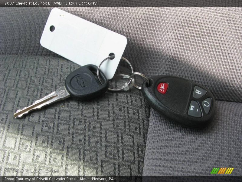 Black / Light Gray 2007 Chevrolet Equinox LT AWD