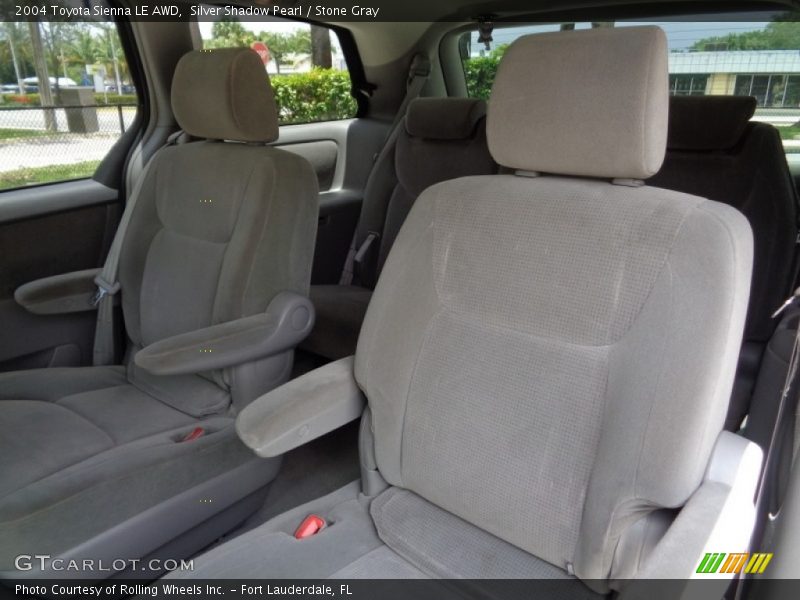 Silver Shadow Pearl / Stone Gray 2004 Toyota Sienna LE AWD