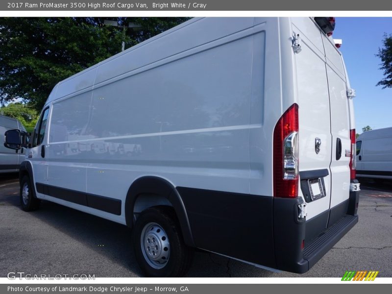 Bright White / Gray 2017 Ram ProMaster 3500 High Roof Cargo Van