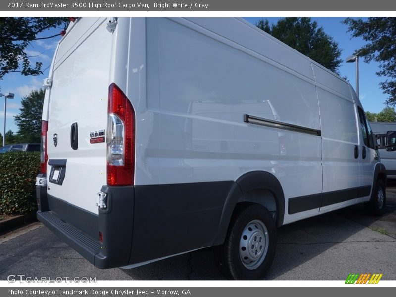 Bright White / Gray 2017 Ram ProMaster 3500 High Roof Cargo Van