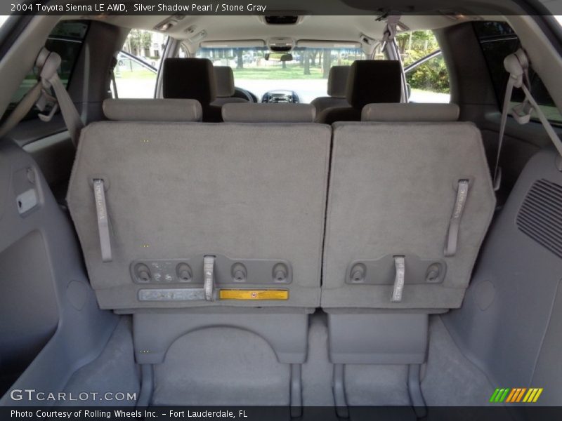 Silver Shadow Pearl / Stone Gray 2004 Toyota Sienna LE AWD