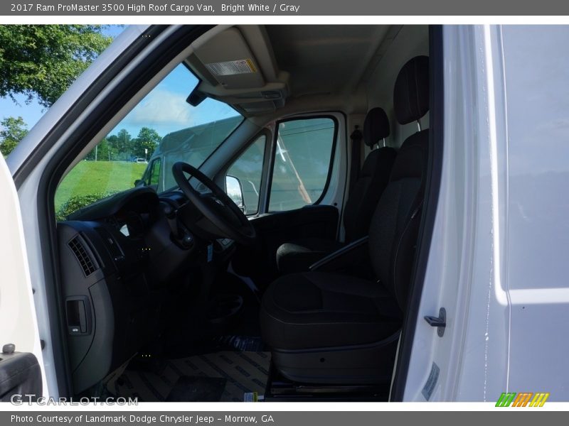 Bright White / Gray 2017 Ram ProMaster 3500 High Roof Cargo Van