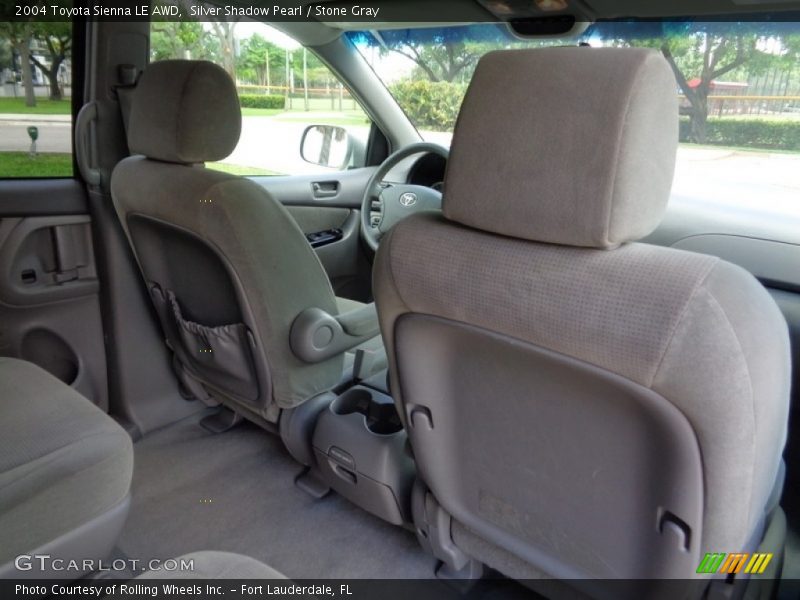 Silver Shadow Pearl / Stone Gray 2004 Toyota Sienna LE AWD