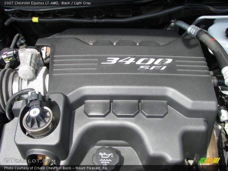 Black / Light Gray 2007 Chevrolet Equinox LT AWD