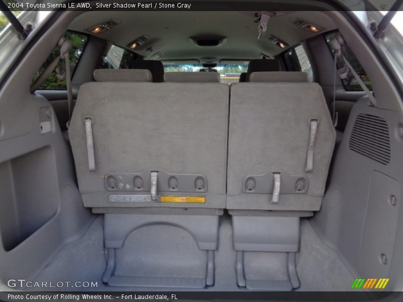 Silver Shadow Pearl / Stone Gray 2004 Toyota Sienna LE AWD