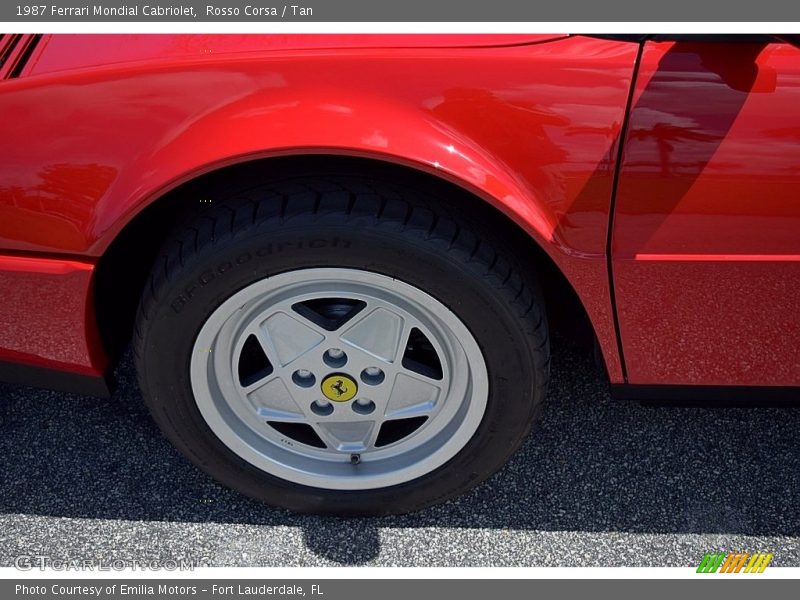Rosso Corsa / Tan 1987 Ferrari Mondial Cabriolet