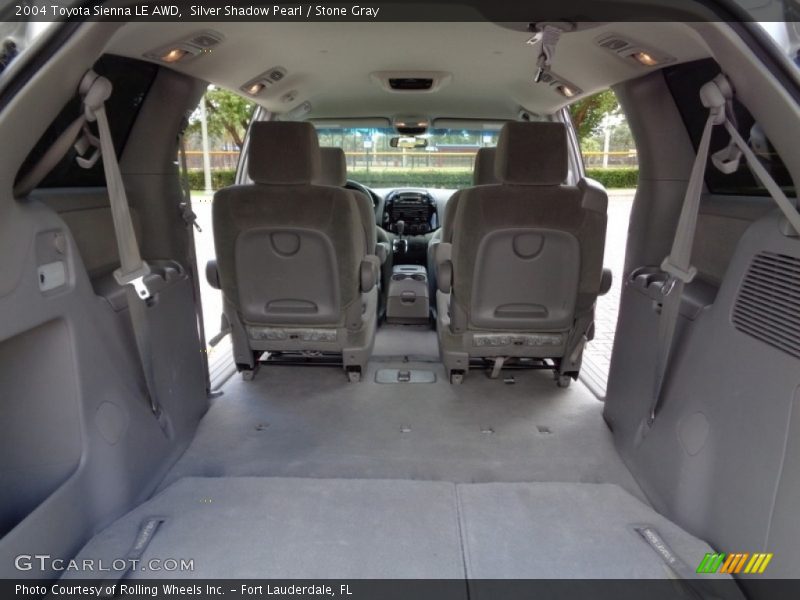 Silver Shadow Pearl / Stone Gray 2004 Toyota Sienna LE AWD