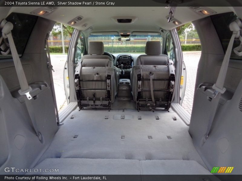 Silver Shadow Pearl / Stone Gray 2004 Toyota Sienna LE AWD