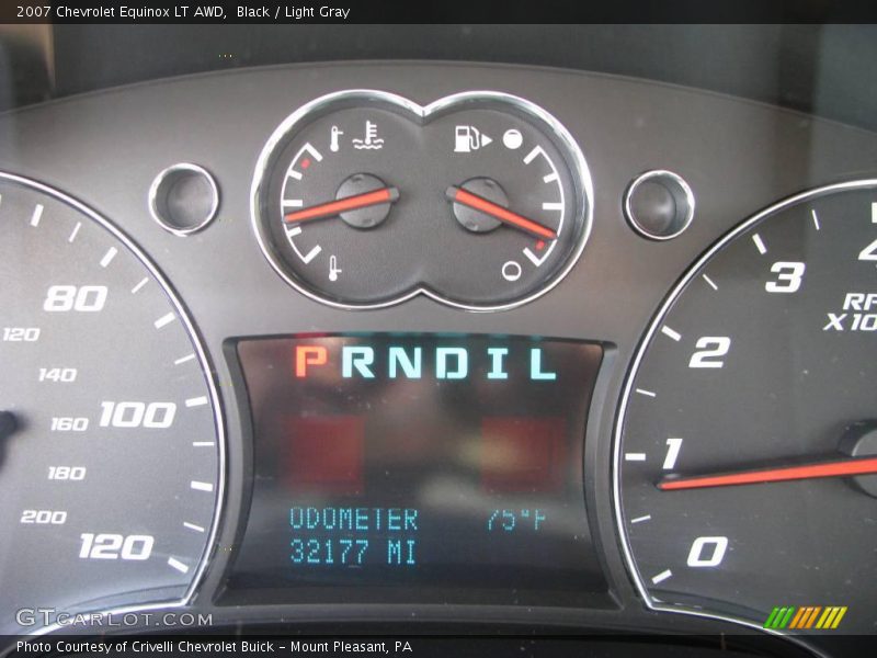Black / Light Gray 2007 Chevrolet Equinox LT AWD