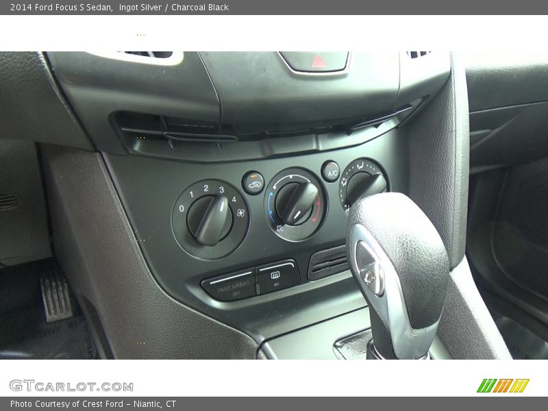 Ingot Silver / Charcoal Black 2014 Ford Focus S Sedan