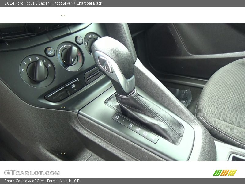 Ingot Silver / Charcoal Black 2014 Ford Focus S Sedan