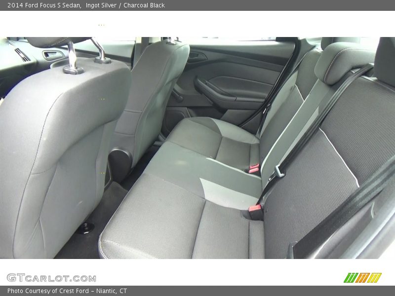 Ingot Silver / Charcoal Black 2014 Ford Focus S Sedan