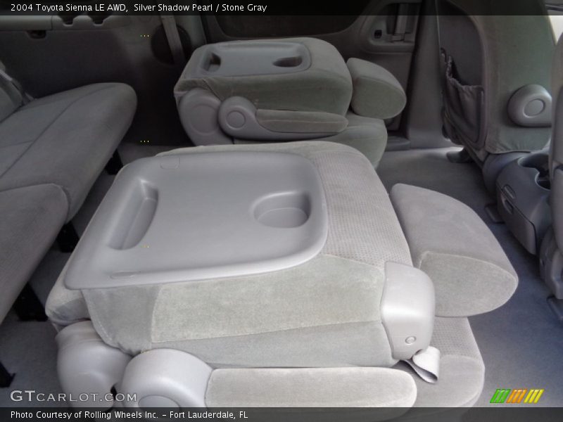 Silver Shadow Pearl / Stone Gray 2004 Toyota Sienna LE AWD