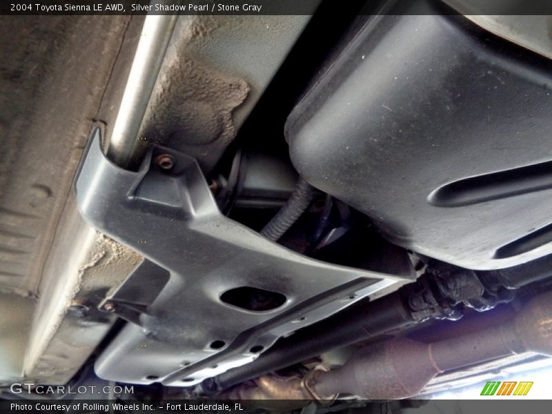 Silver Shadow Pearl / Stone Gray 2004 Toyota Sienna LE AWD