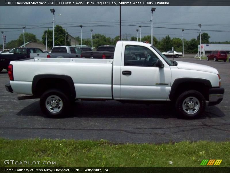 Summit White / Dark Titanium 2007 Chevrolet Silverado 2500HD Classic Work Truck Regular Cab