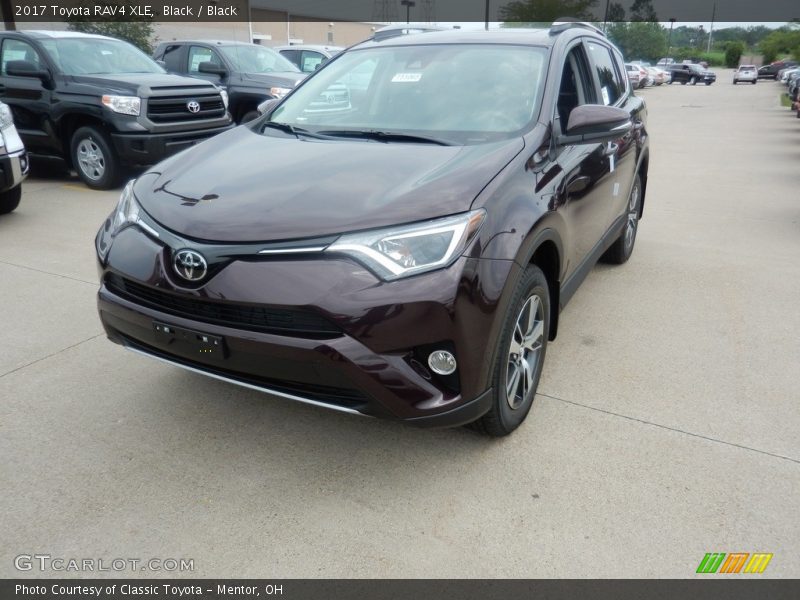 Black / Black 2017 Toyota RAV4 XLE