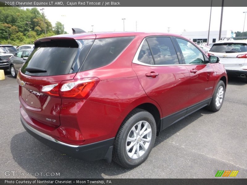 Cajun Red Tintcoat / Jet Black 2018 Chevrolet Equinox LT AWD