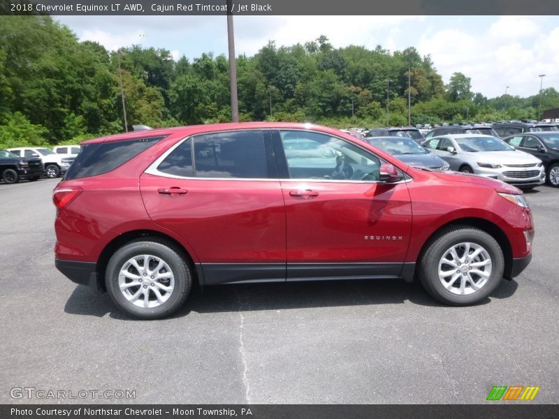 Cajun Red Tintcoat / Jet Black 2018 Chevrolet Equinox LT AWD