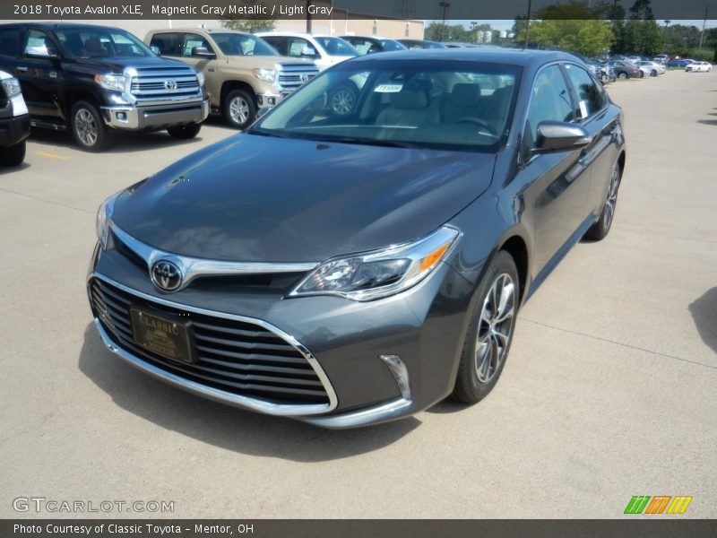 Magnetic Gray Metallic / Light Gray 2018 Toyota Avalon XLE
