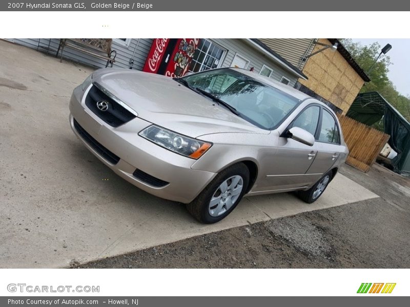 Golden Beige / Beige 2007 Hyundai Sonata GLS