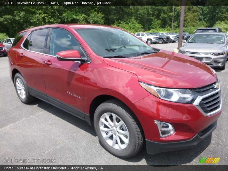 Cajun Red Tintcoat / Jet Black 2018 Chevrolet Equinox LT AWD