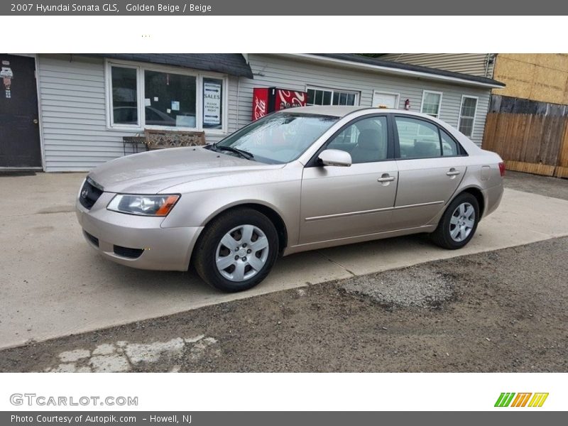 Golden Beige / Beige 2007 Hyundai Sonata GLS